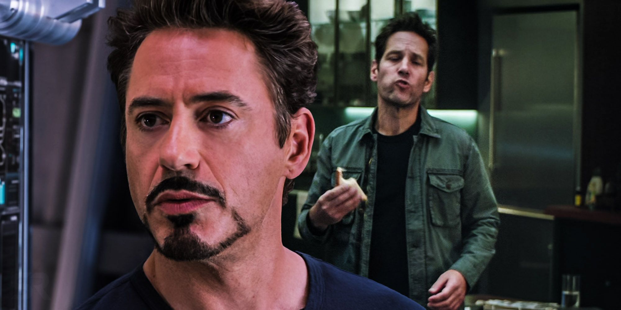 Why Tony stark and scott lang are always eating