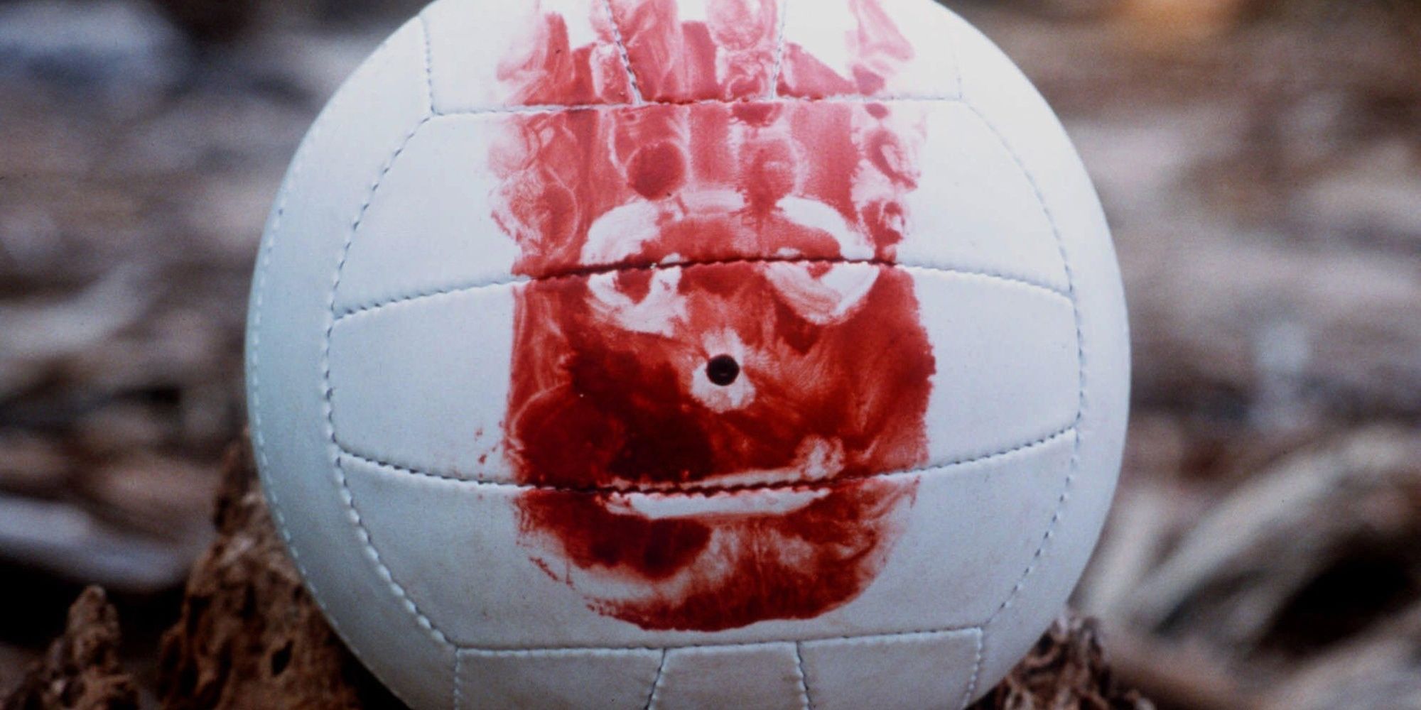 Wilson ball on a beach in Cast Away 