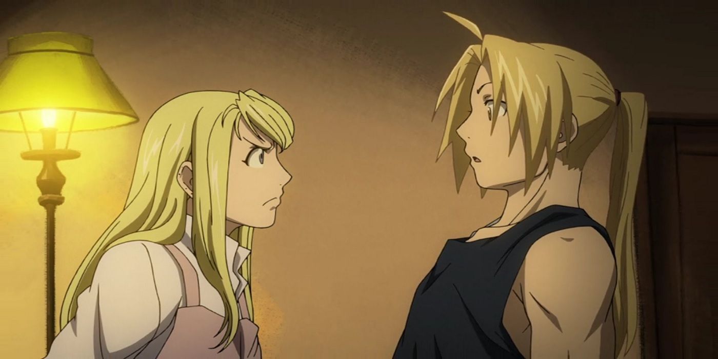 Winry and Edward from Fullmetal Alchemist