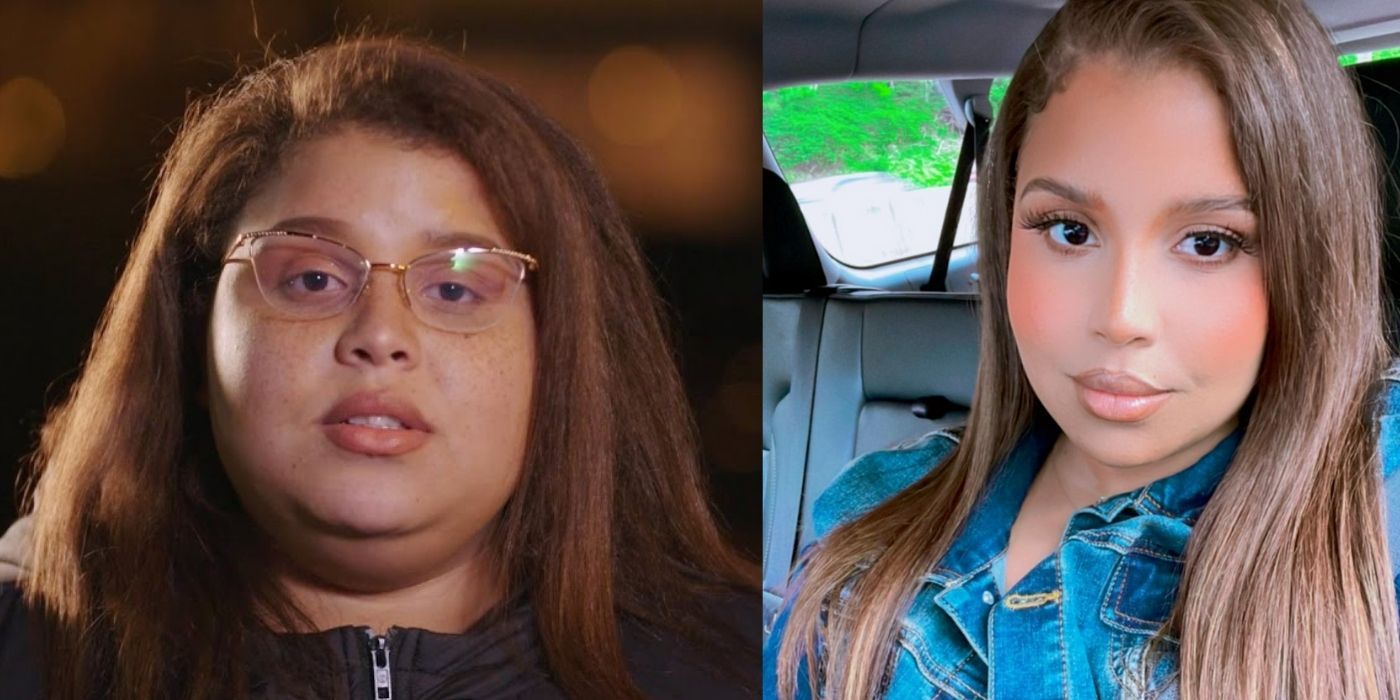 Winter Everett The Family Chantel weight loss comparison face
