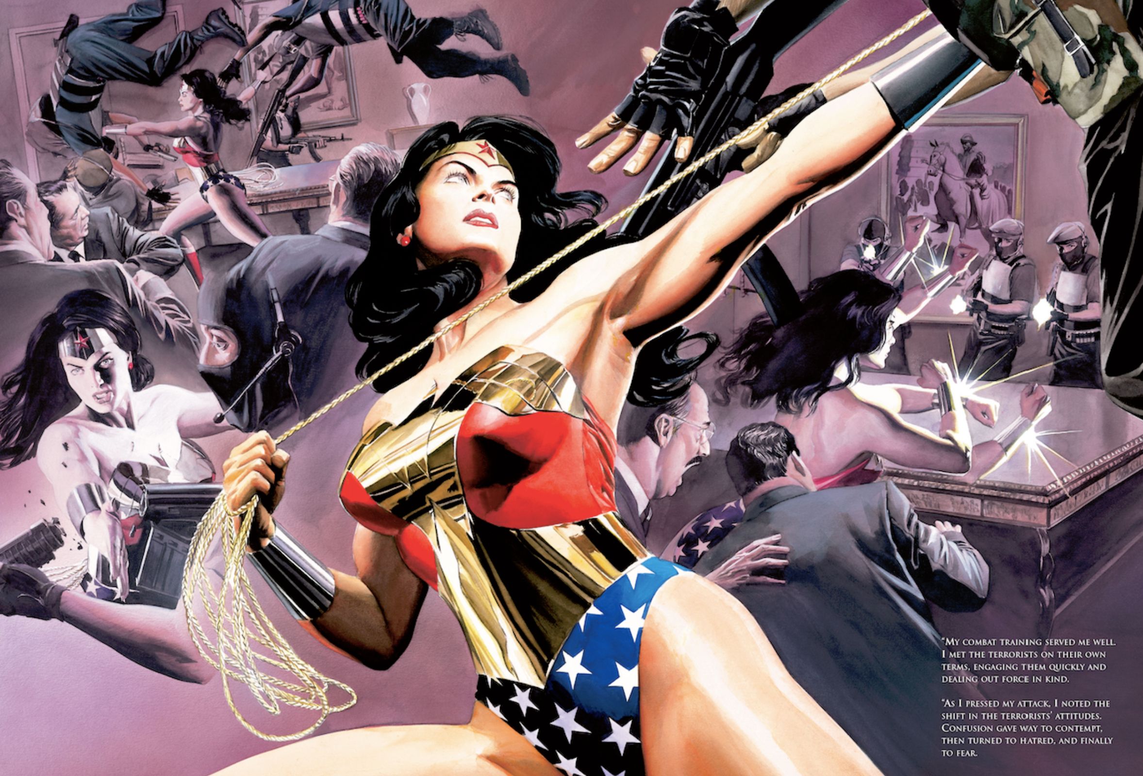 Wonder Woman saves the day.