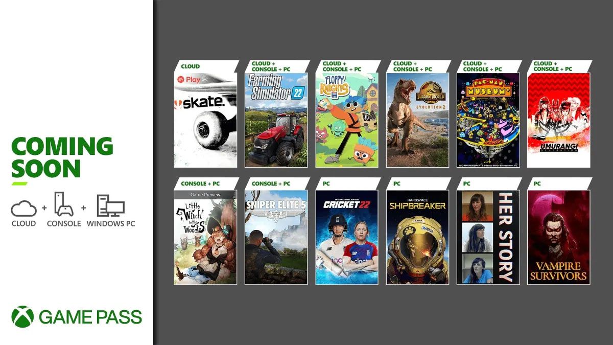 Xbox Game Pass May 2022 List