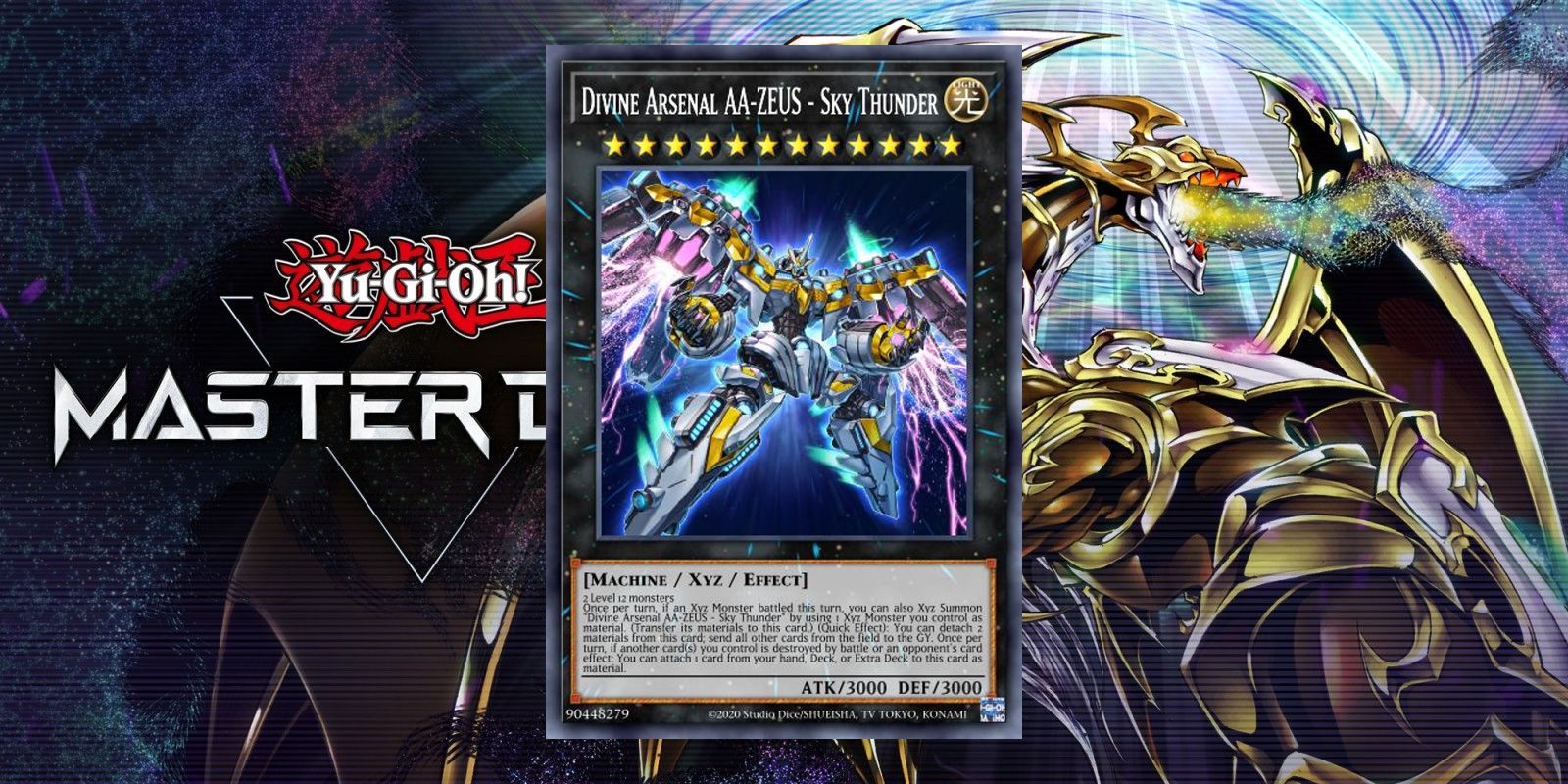 Yu-Gi-Oh Master Duel Divine Arsenal AA-Zeus - Sky Thunder