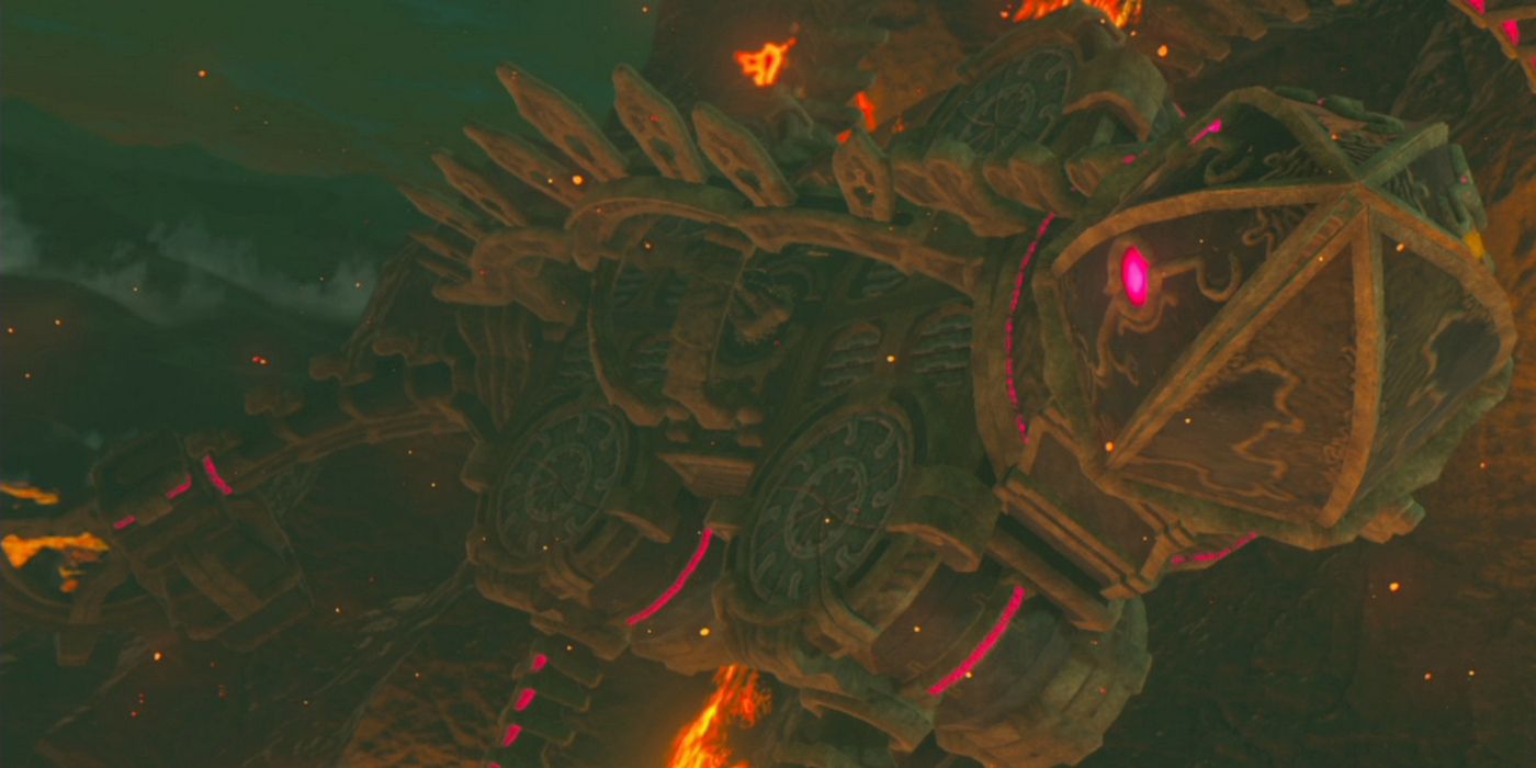 Zelda Why BOTWs Worst Divine Beast Is Vah Rudania Death Mountain