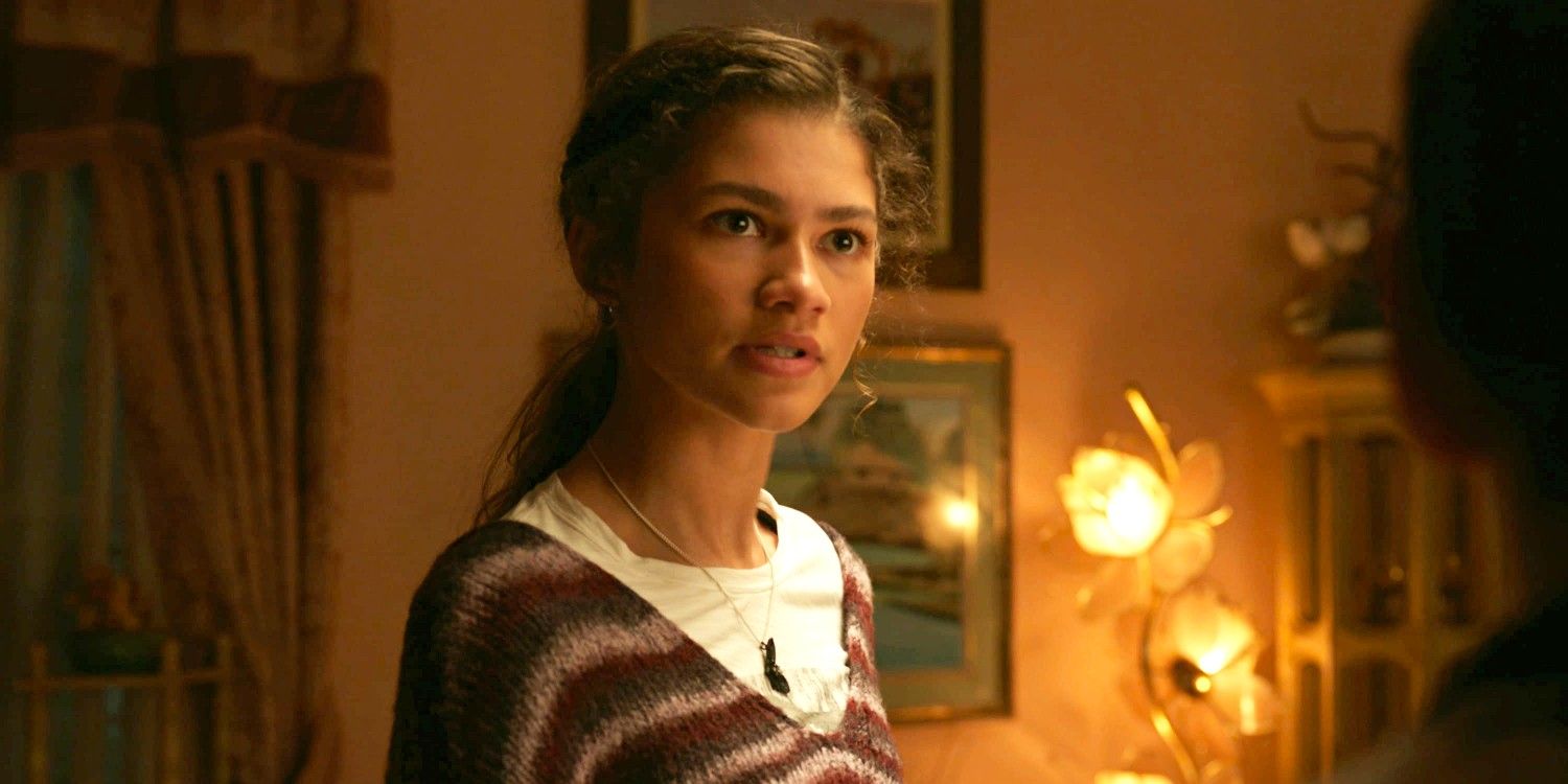 MJ (Zendaya) looking confused in Spider-Man: No Way Home