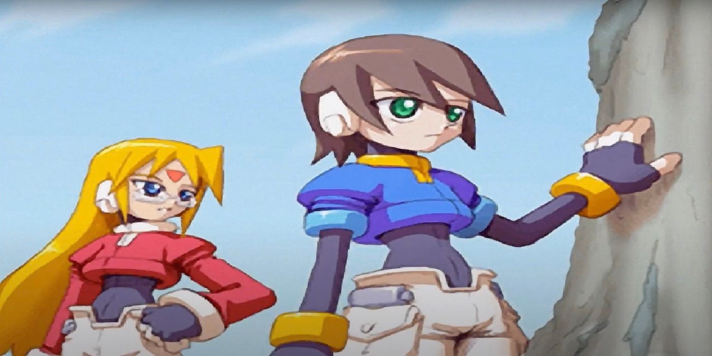 Aile and Giro at the beginning of Mega Man ZX