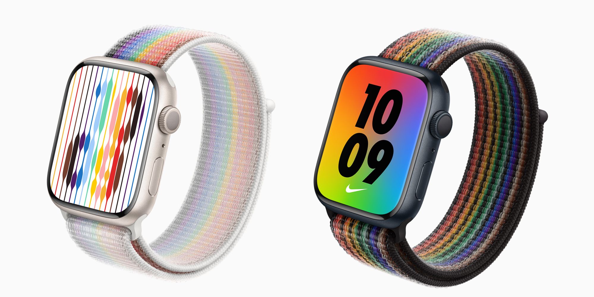 The new 2022 Pride bands on the Apple Watch