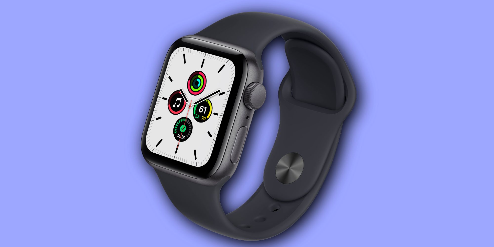 Official product render of the Apple Watch SE