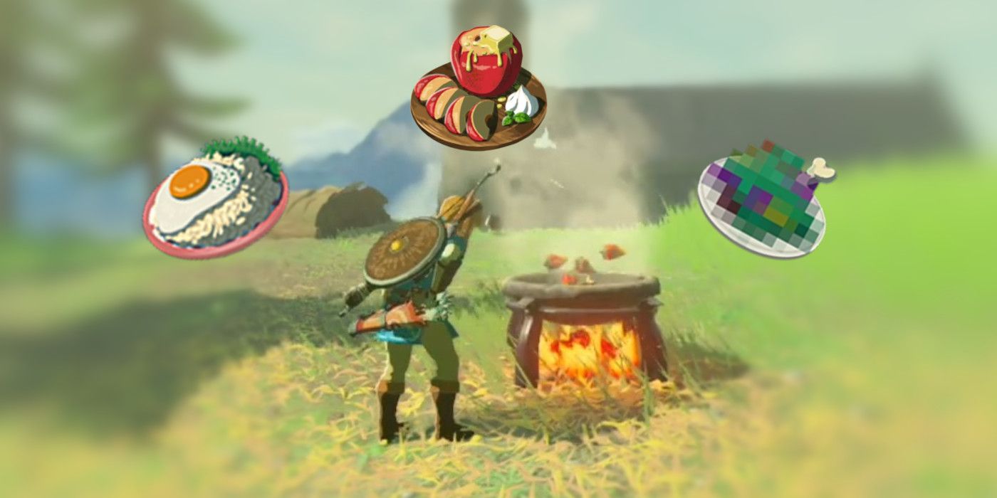 Zelda BOTW S Most Powerful Recipes How To Make Them Trendradars   Botw Link Cooking Dubious Egg Apple 