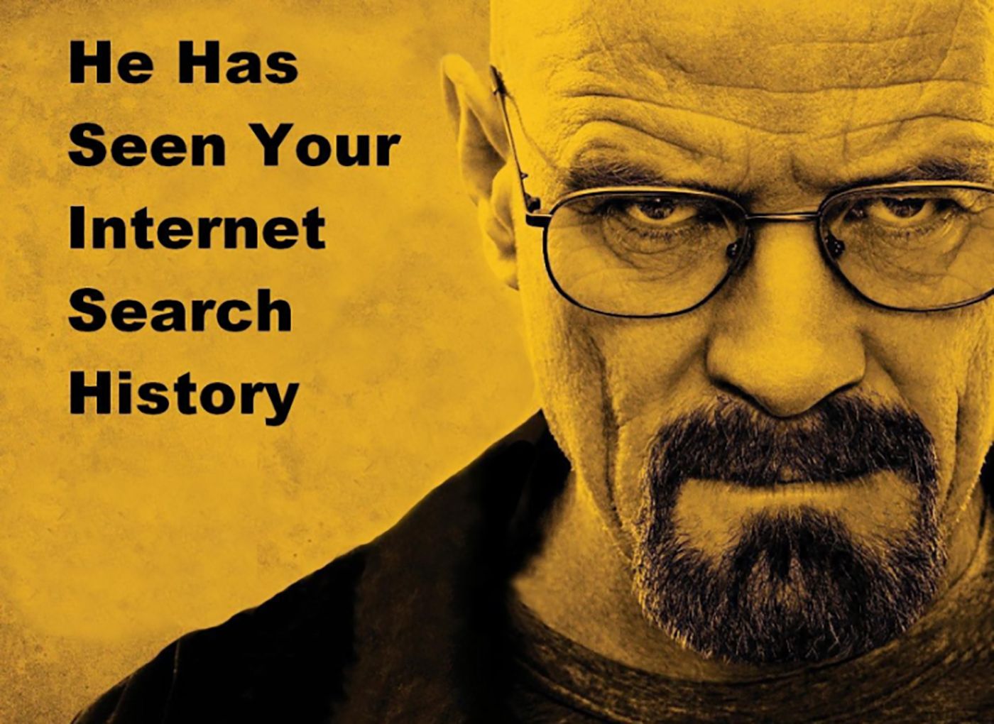 An image of Walter White looking mean in a meme for Breaking Bad.