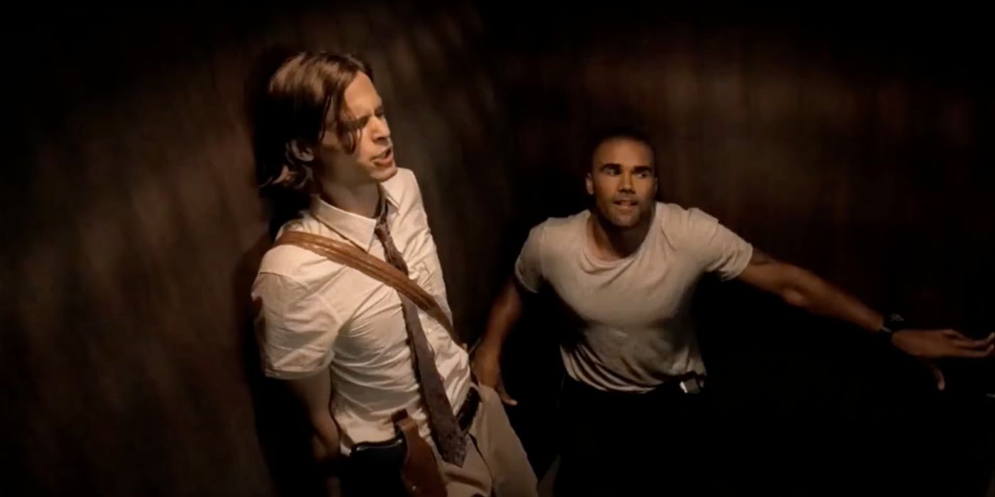 criminal minds elevator scene spencer reid derek morgan