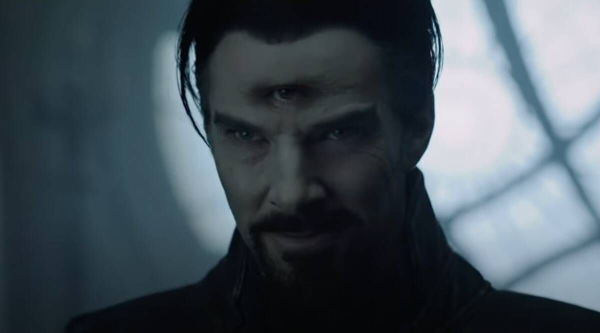 Dark Doctor Strange with his third eye open