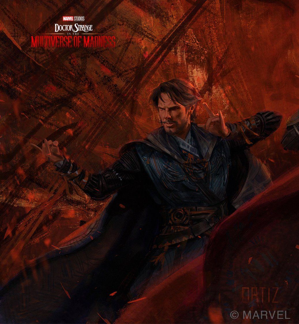 doctor strange in the multiverse of madness concept art variants 3