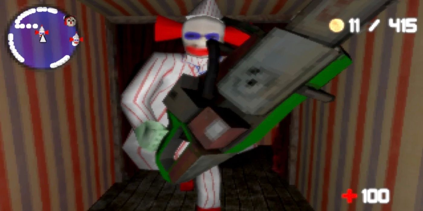 A screenshot from the game Evil Clowns
