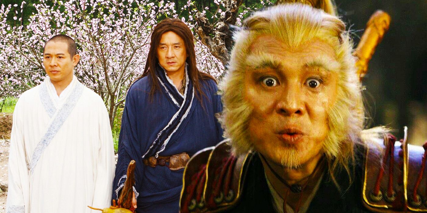 forbidden kingdom jet li different role jackie chan