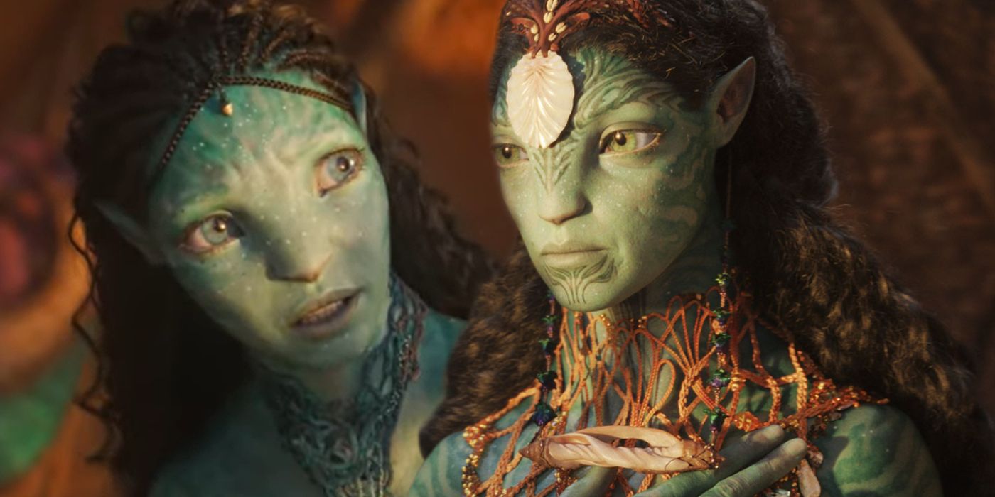 Green Na'vi characters in the Avatar 2 trailer