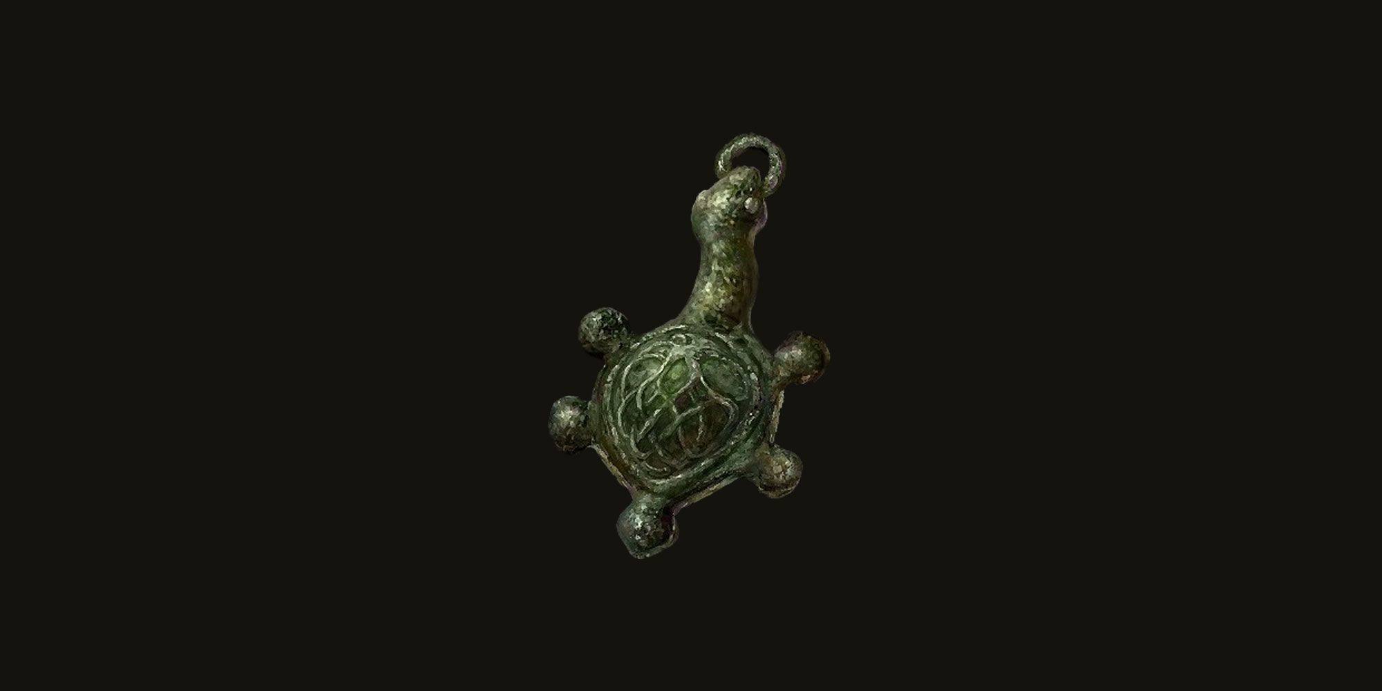 The Green Turtle Talisman from Elden Ring.