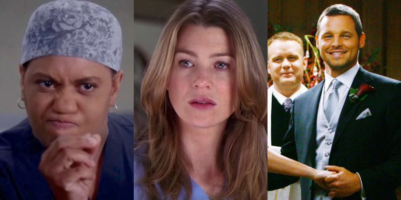 Miranda Bailey, Meredith Grey, and Alex Karev from Grey&rsquo;s Anatomy