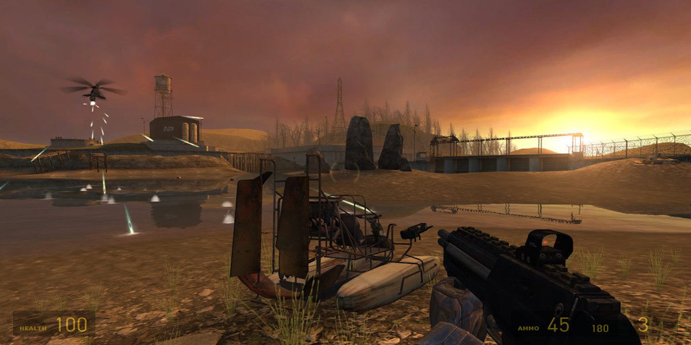 A screenshot from the game Half-Life 2