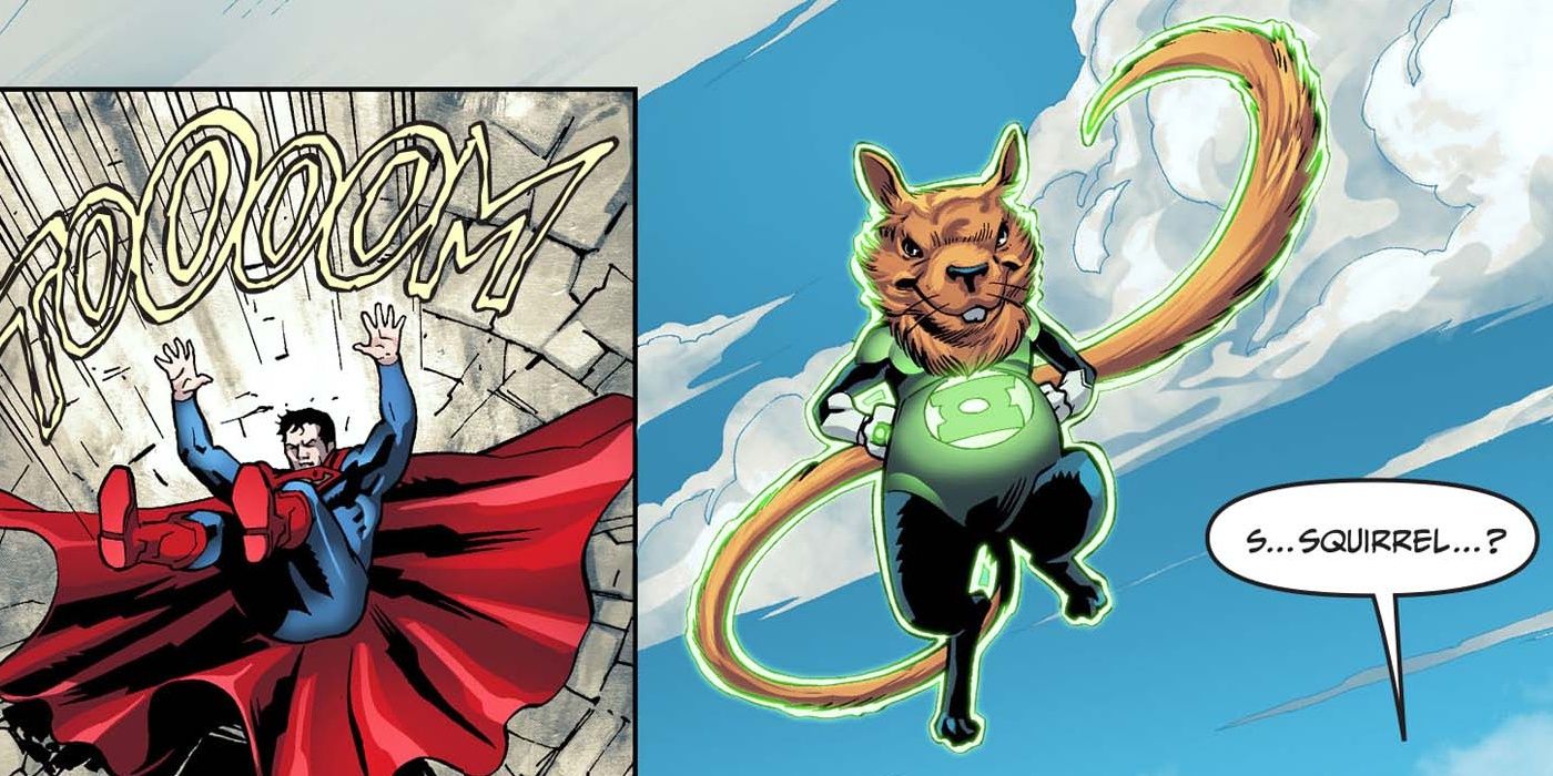 Green Lantern Chip vs Superman