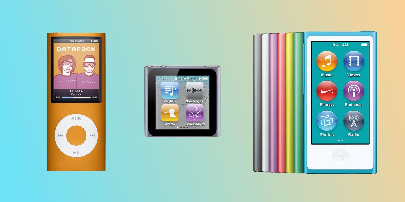 iPod nano evolution