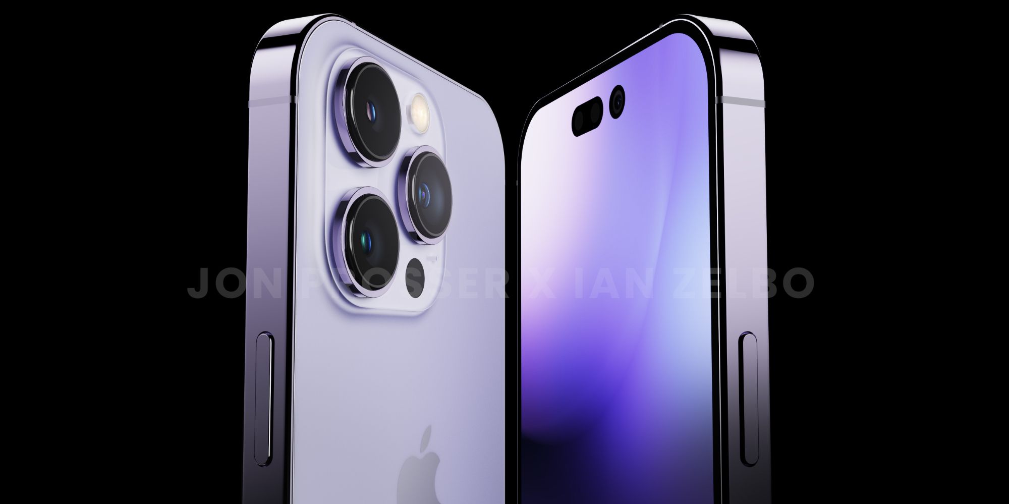 A render of the iPhone 14 Pro