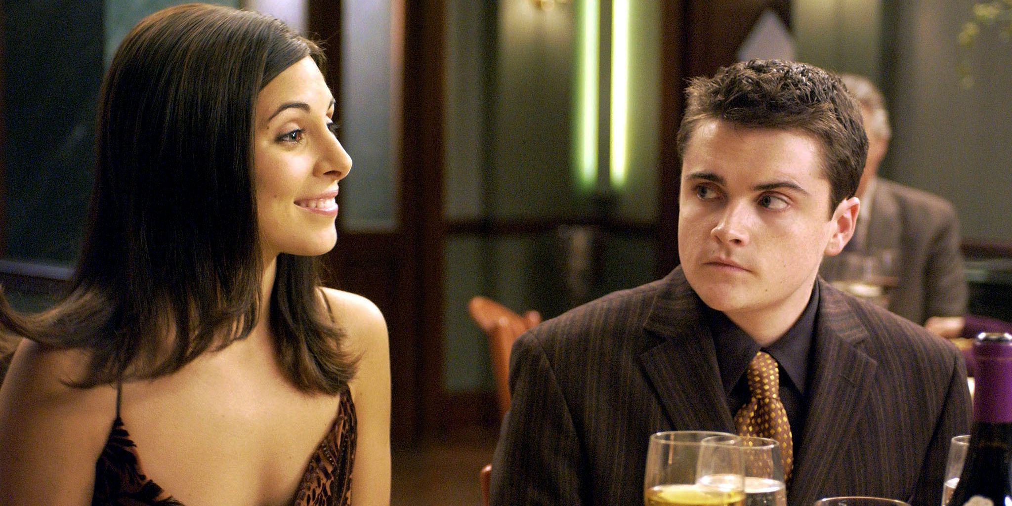 Jamie-Lynn Sigler and Robert Iler as Meadow and AJ in The Sopranos