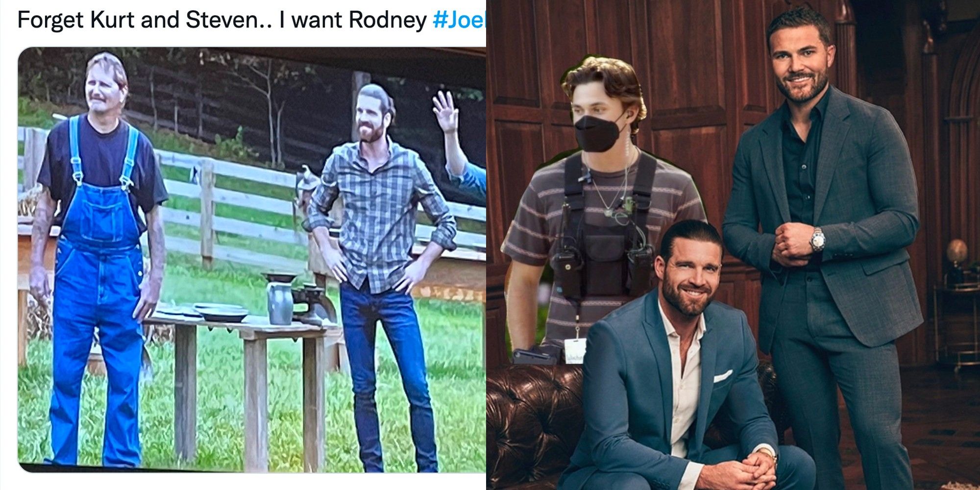 Split image: Memes from Joe Millionaire: For Richer or Poorer.