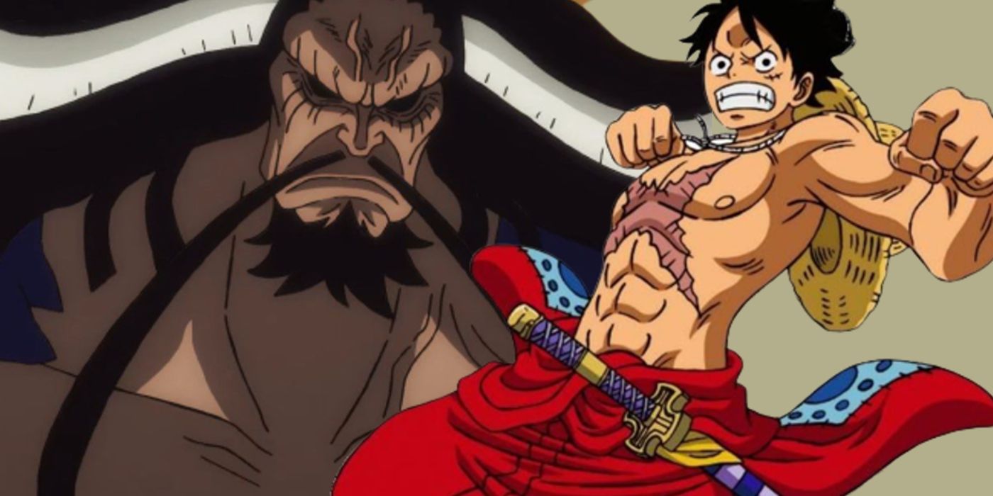 Kaido realizes how strong luffy is Edit