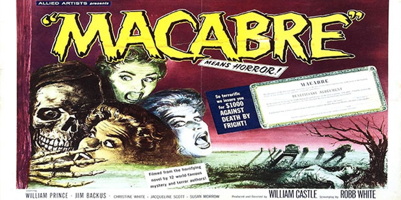 The poster for the movie Macabre (1958)