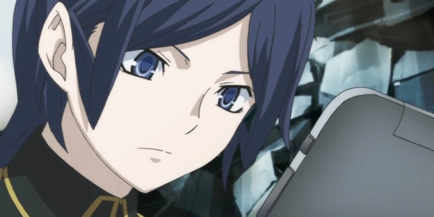 A screenshot of Makoto Sako from the Devil Survivor 2 anime