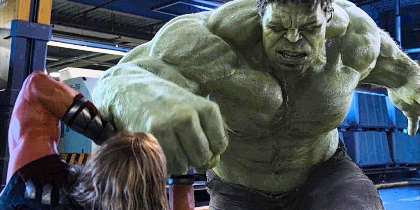 Hulk vs Thor Avengers 2012