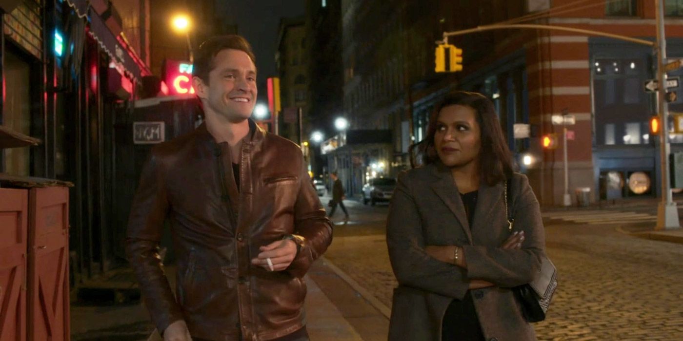 Hugh and Mindy in Late Night