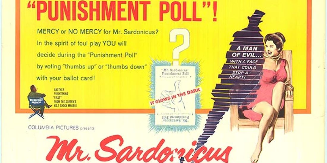 Poster for the movie Mr. Sardonicus (1961)