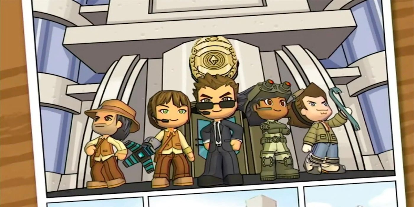 Uma captura de tela da abertura do jogo MySims Agents