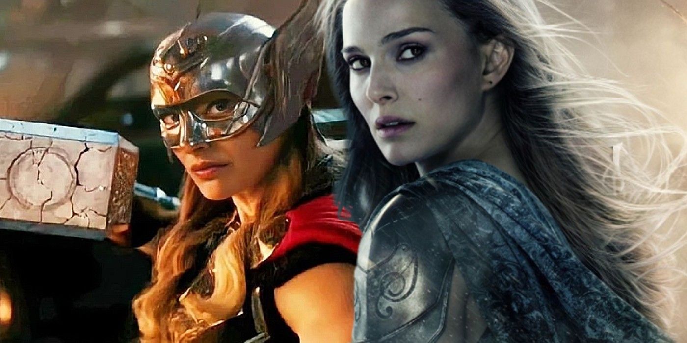 natalie portman as jane foster in the thor mcu movies