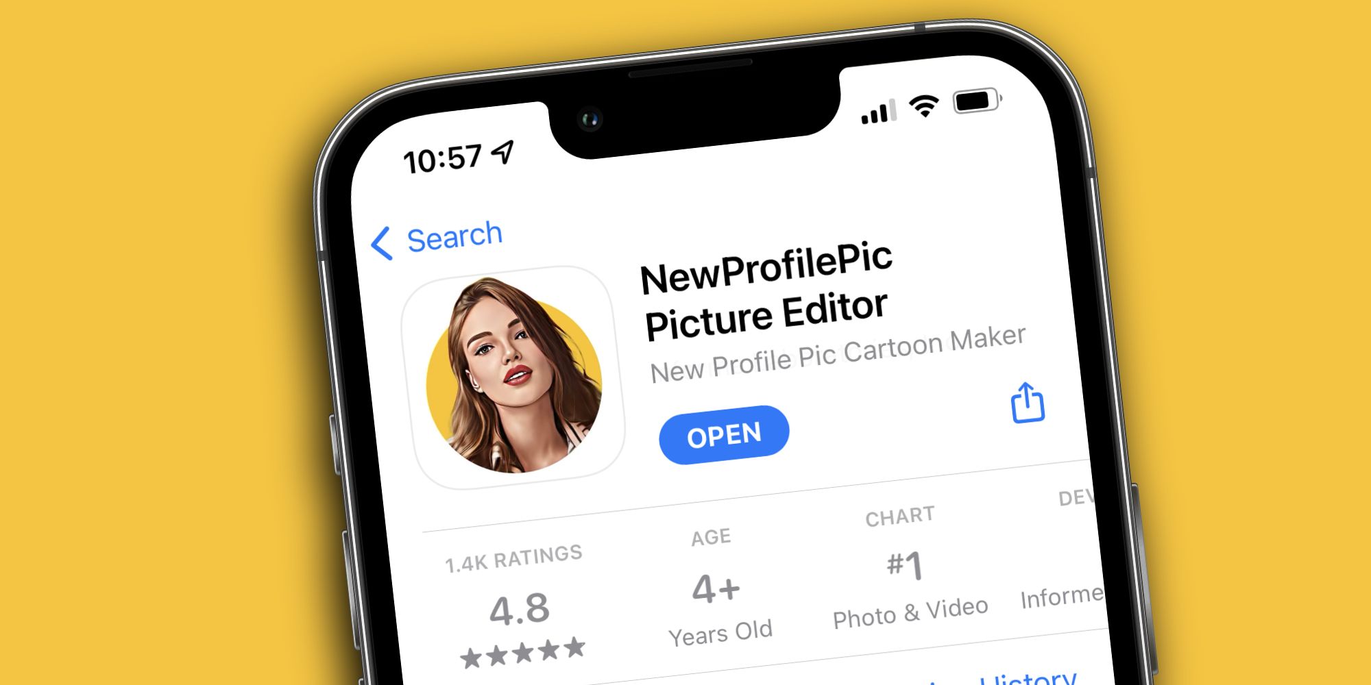The New Profile Pic app