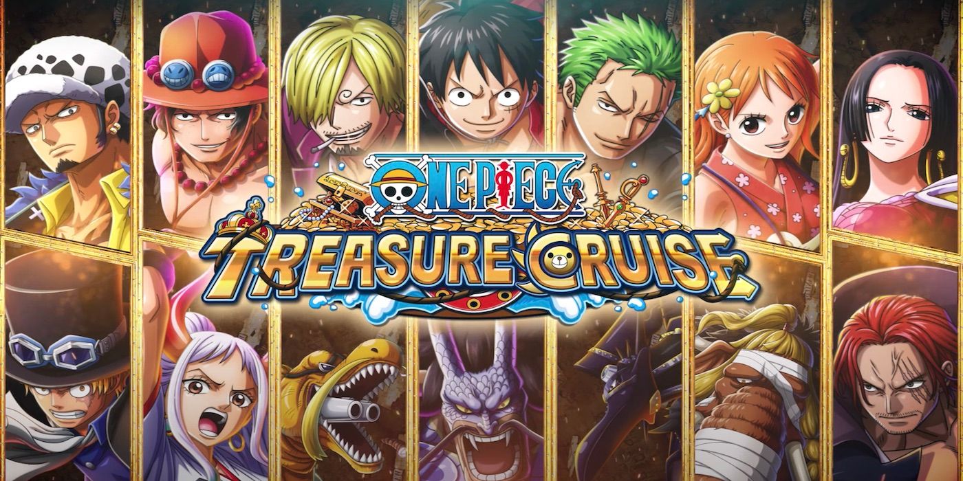 The current main promotional image for the mobile game One Piece Treasure Cruise