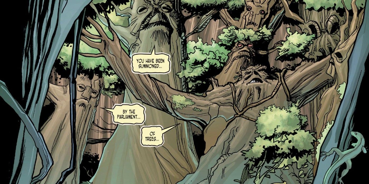 Swamp Thing's Parliament of Trees.