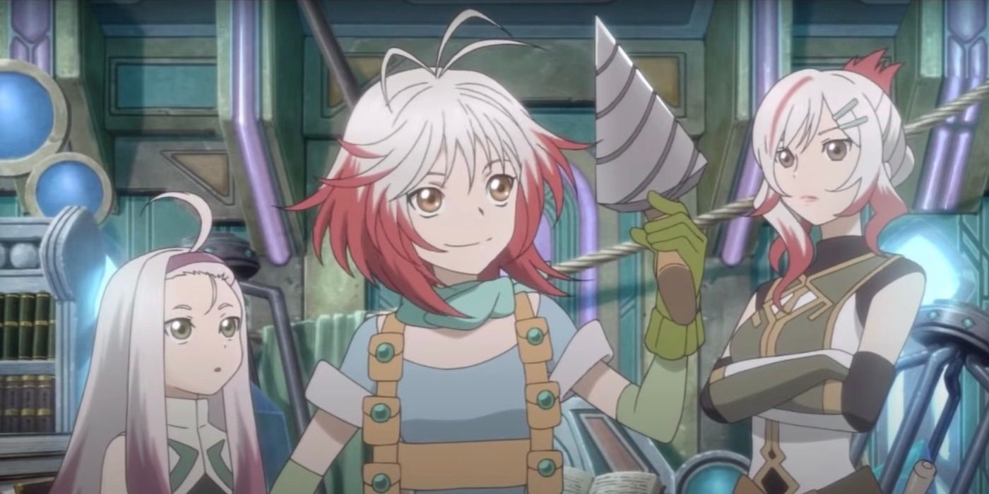 A screenshot of Pascal during the opening for Tales of Graces F