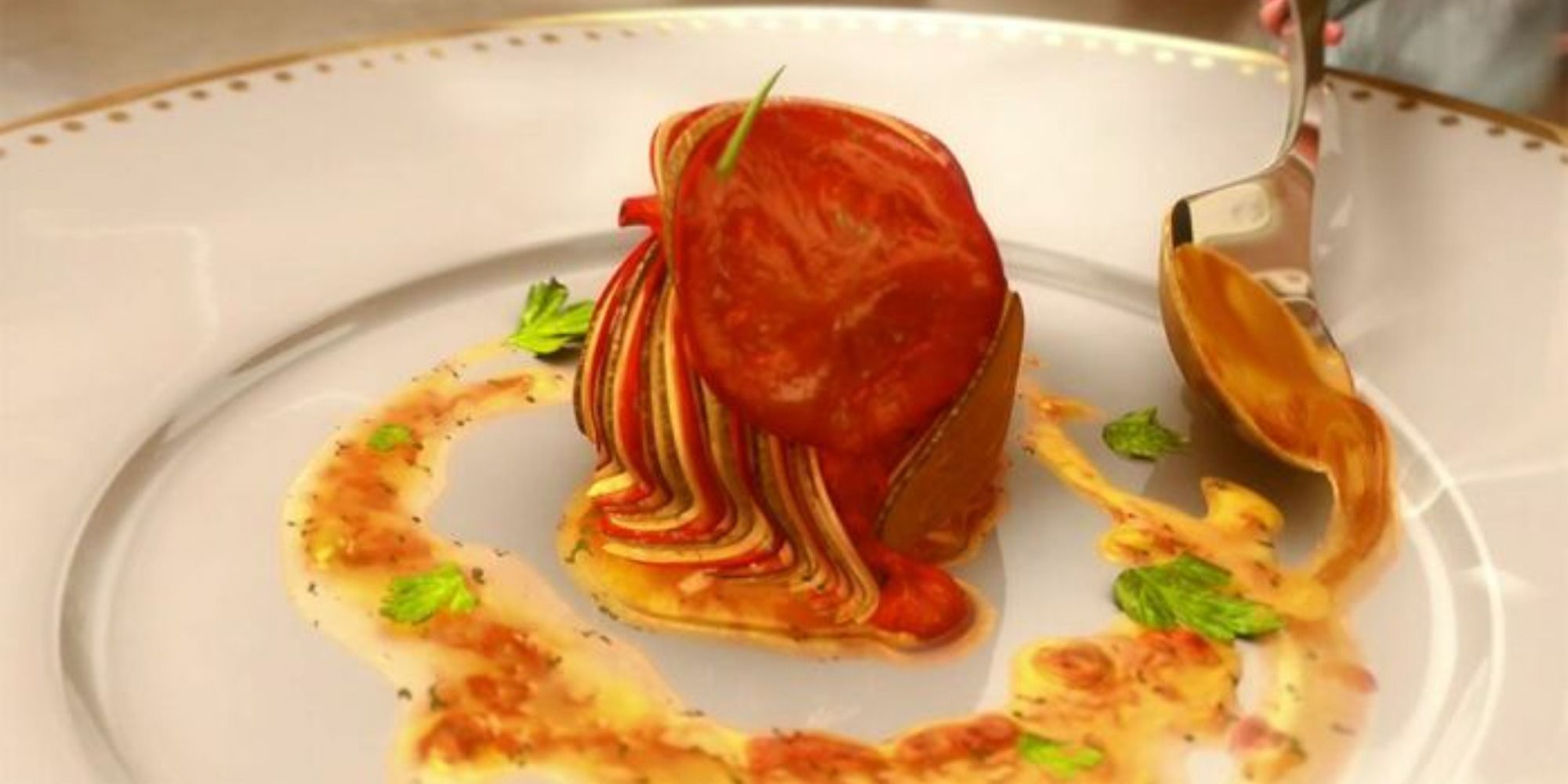 Image of the dish in Ratatouille.