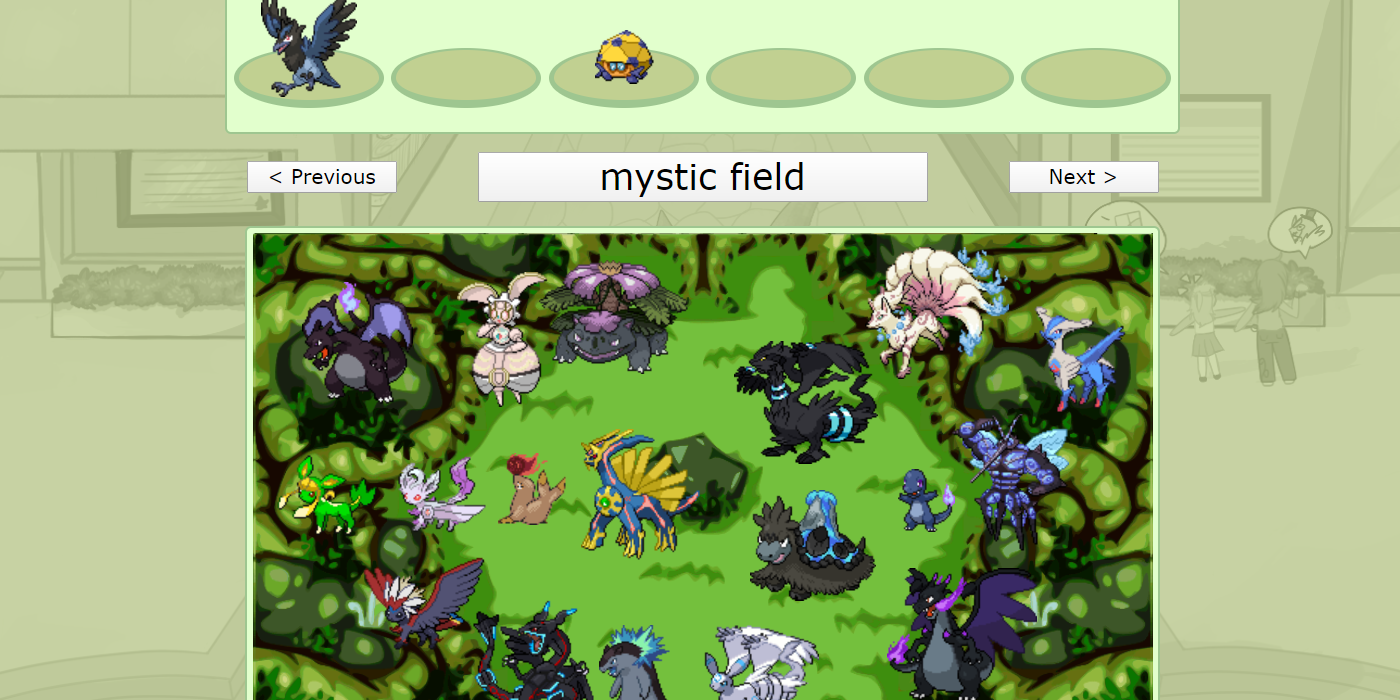 Several recolored monsters in Pokefarm Q