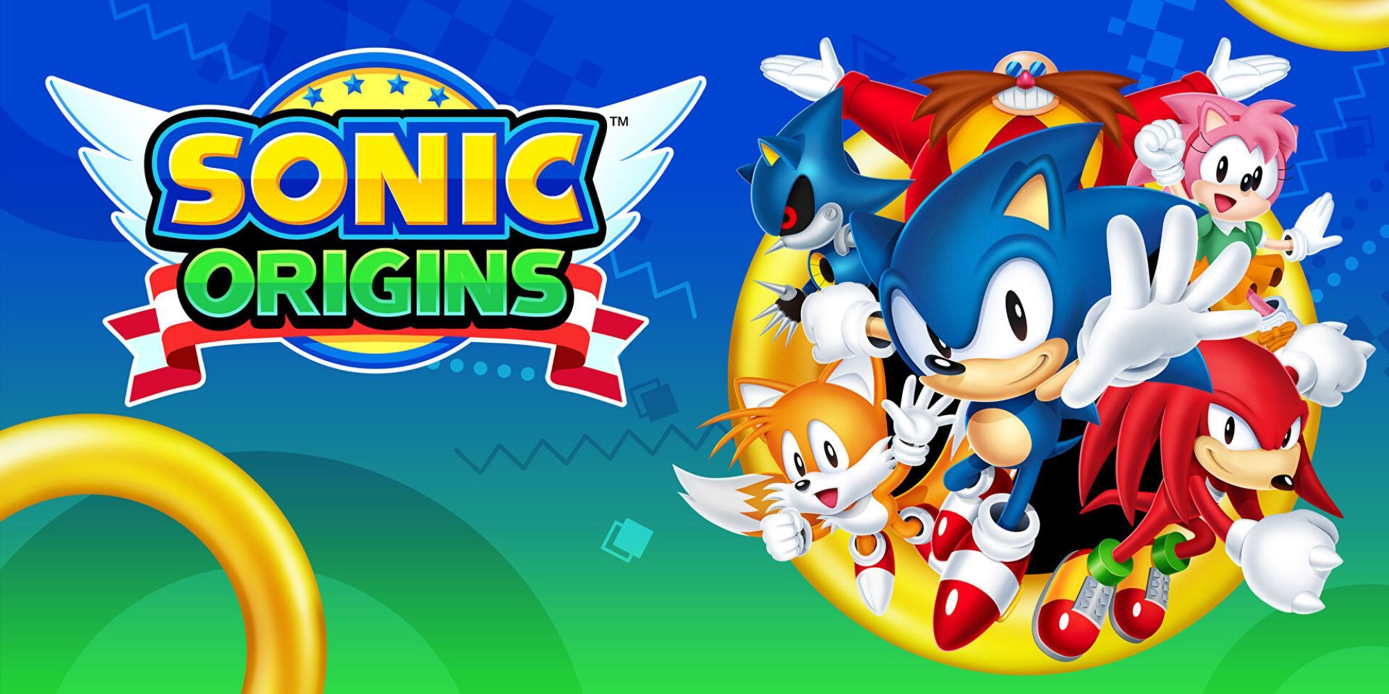 poster for the game Sonic Origins featuring Sonic, Knuckles, Tails and others