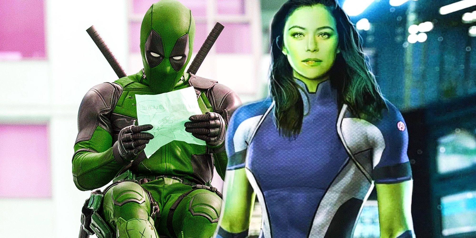 she-hulk is already beating deadpool to his own biggest selling point