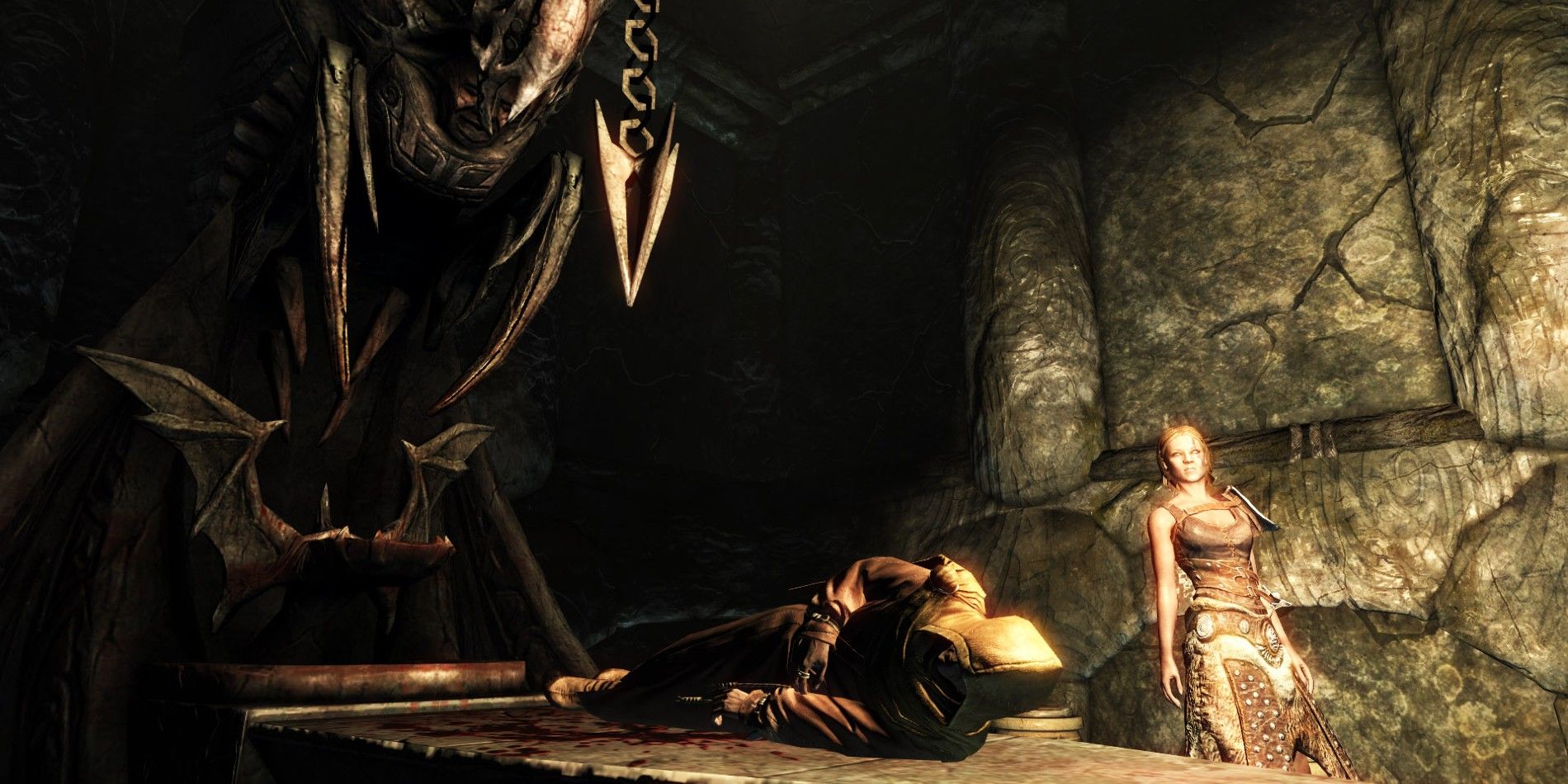 Namira's Daedric quest in Skyrim requires a significantly cruel Dragonborn to complete.