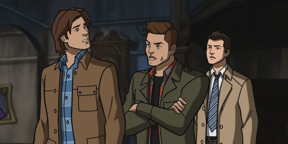 Sam, Dean, and Cas in Scoobynatural