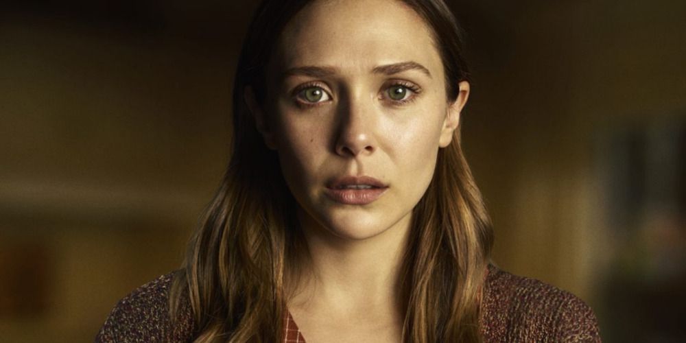 Elizabeth Olsen looking sad in Sorry For Your Loss 