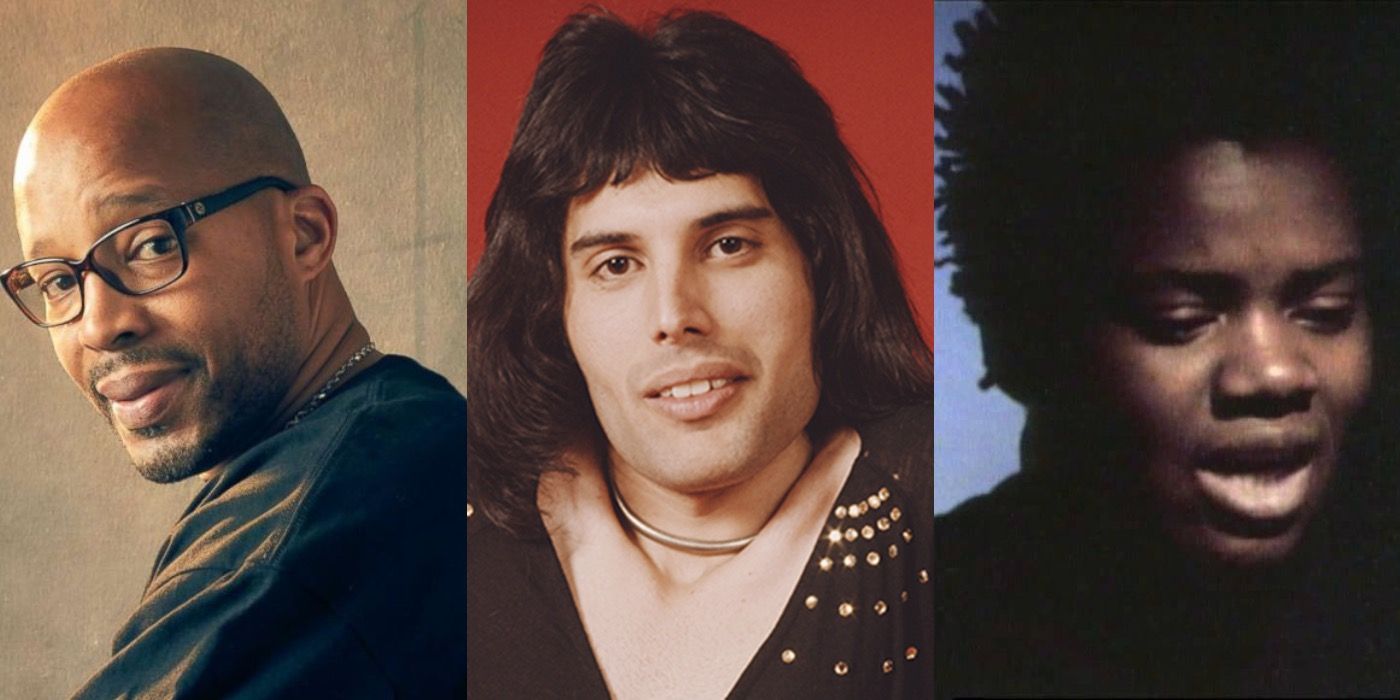 Split image of Warren G, Freddie Mercury and Tracy Chapman