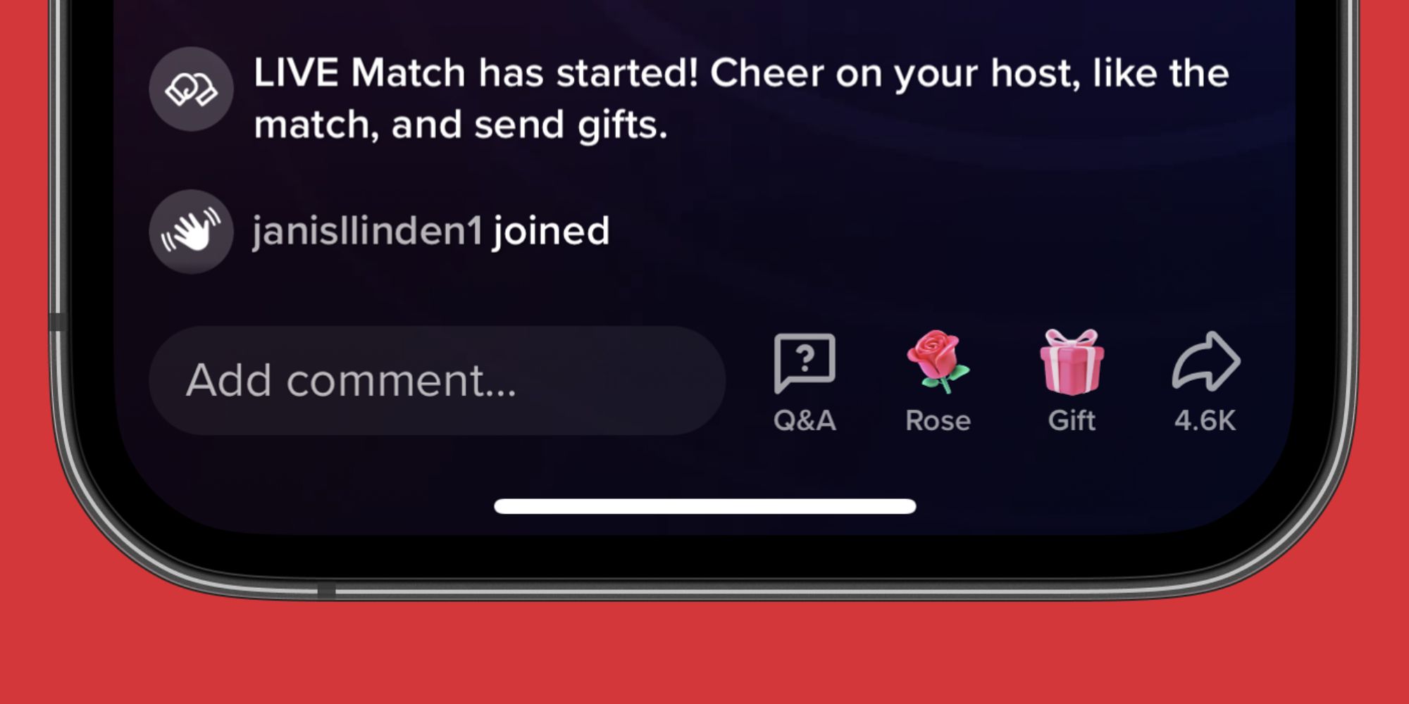 The Rose gift on TikTok