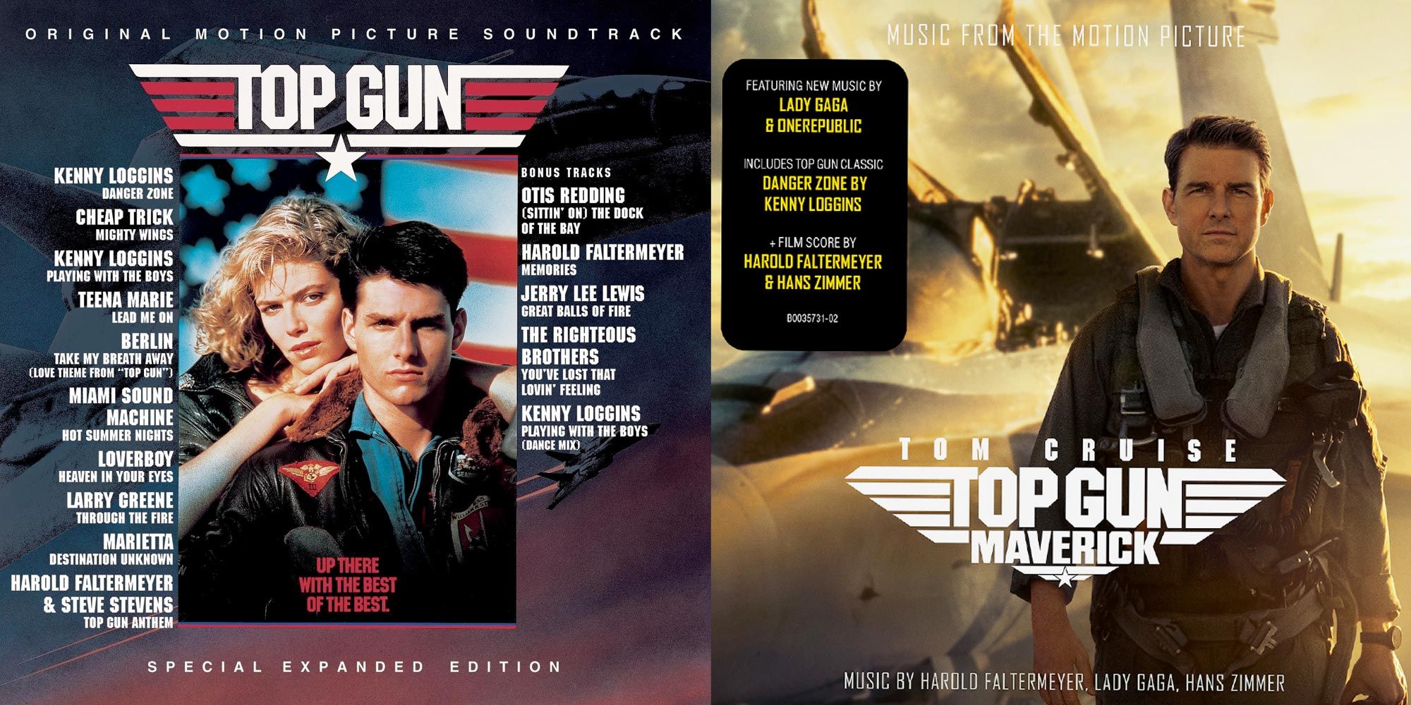 Top Gun soundtrack comparison